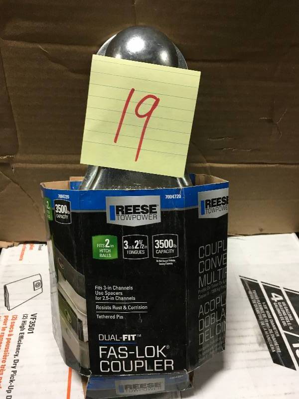 lot 19 image: Reese Towpower Dual Fit Coupler in good condition