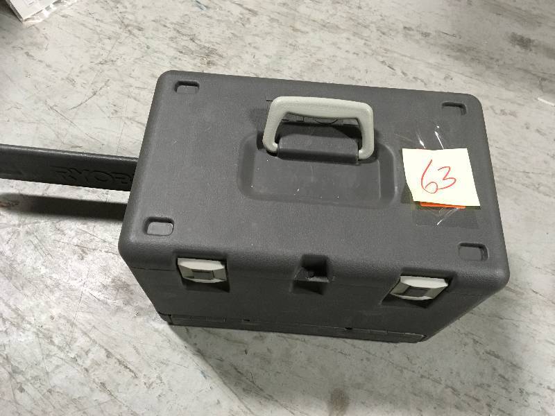 lot 63 image: RYOBI 16 in. 37cc 2-Cycle Gas Chainsaw with Heavy-Duty Case in good condition