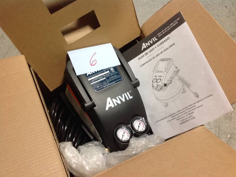lot 6 image: ANVIL 2G Pancake Air Compressor in good condition