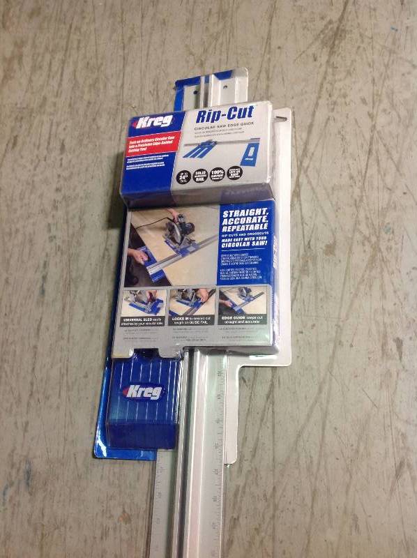 lot 100 image: Kreg 24 in. Rip-Cut Aluminum Circular Saw Guide in good condition