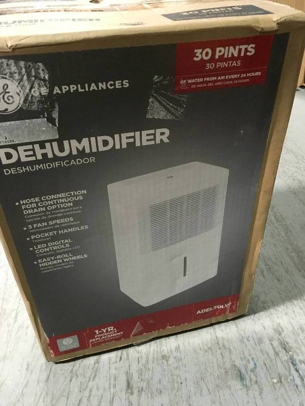 GE 30 pt. Dehumidifier  in good condition