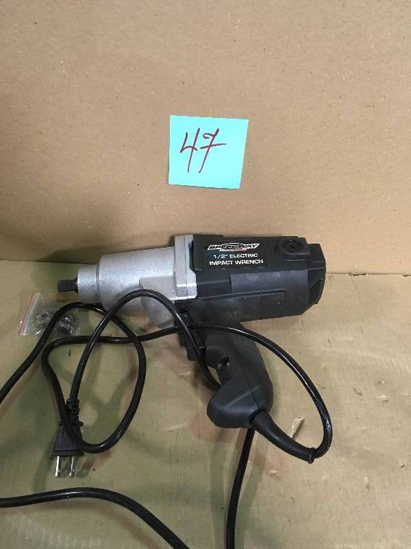 SPEEDWAY 110-Volt 12 in. Electric Impact Wrench  in good condition