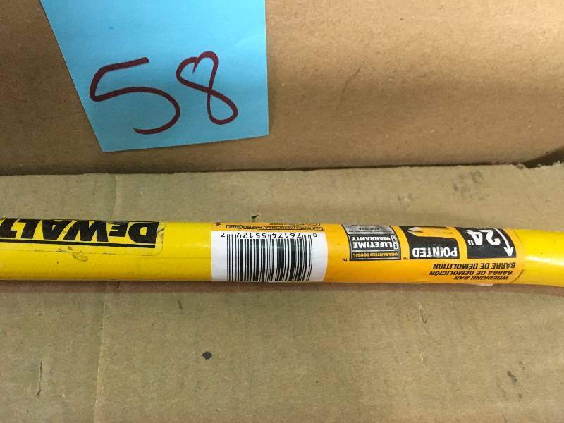 DEWALT 24 in. Wrecking Bar  in good condition