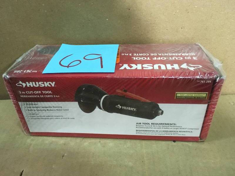 Husky H4210 3 in. Cut-Off AIR Tool not used