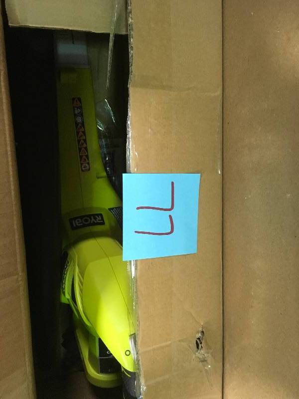 RYOBI ONE 150 MPH 200 CFM 18-Volt Lithium-Ion Hybrid Leaf BlowerSweeper - Battery and Charger Not Included  in good condition