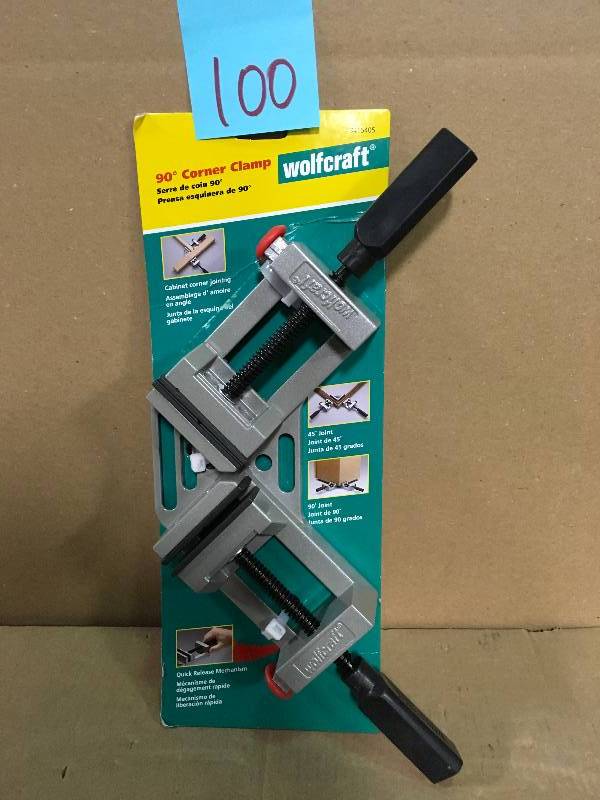 Wolfcraft Quick-Release 90 Degree Angle and Corner Clamp  in good condition