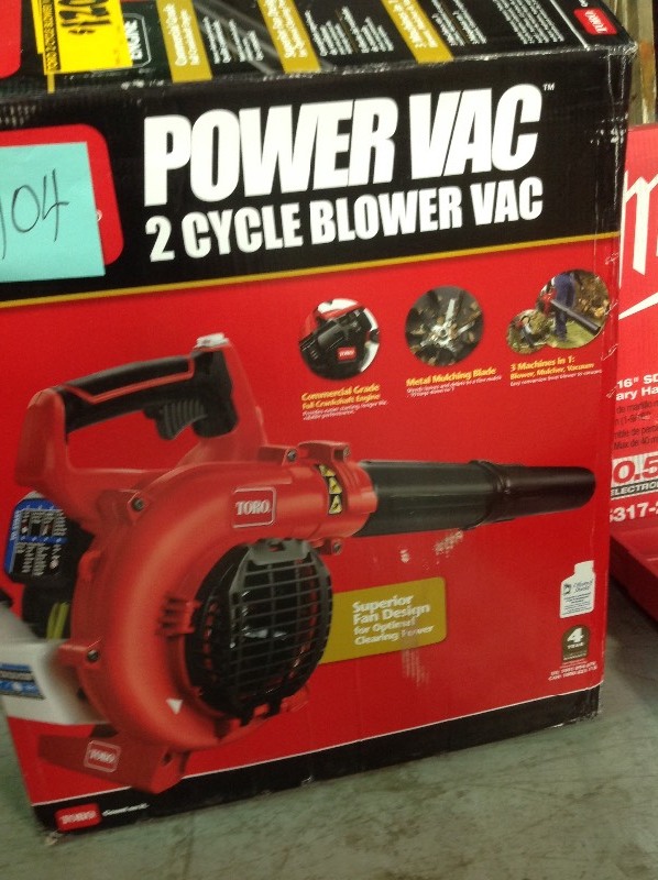 Toro 150 MPH 460 CFM 25.4cc 2-Cycle Handheld Gas Leaf Blower Vacuum in good conditions