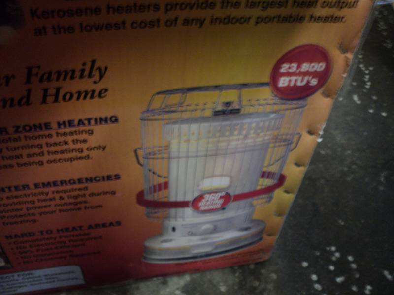 lot 98 image: Portable Dura Heat Kerosene Heater...