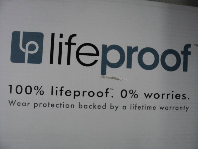 lot 120 image: 2 Cartons Lifeproof waterproof rigi...