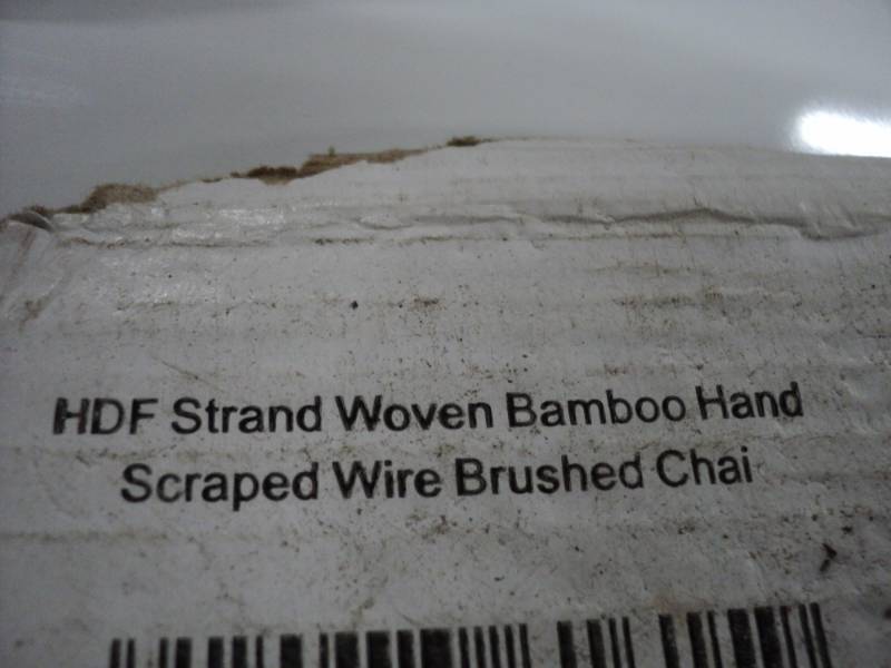 lot 132 image: 4 Cartons HDF Strand Woven Bamboo H...