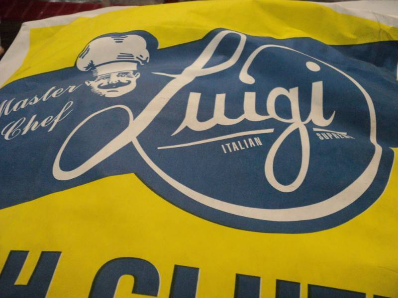 lot 145 image: 50 lb Bag Luigi High Gluten Flour...