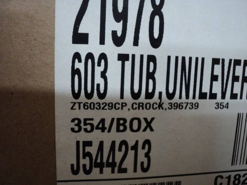 lot 163 image: Case of 354 Food Tubs...
