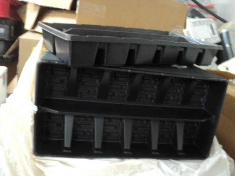 lot 168 image: 200 Plant Pot Trays each hold 12 -...