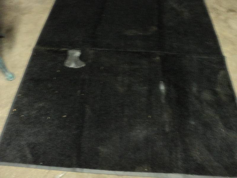 lot 171 image: 2 - Rubber Backed Rugs 58 x 68 som...