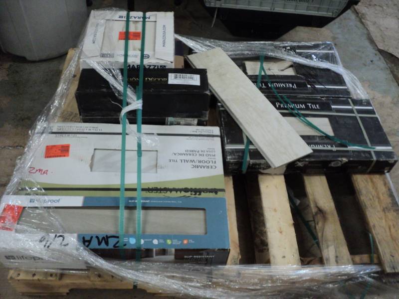 lot 209 image: Pallet of misc floor tile see all ...