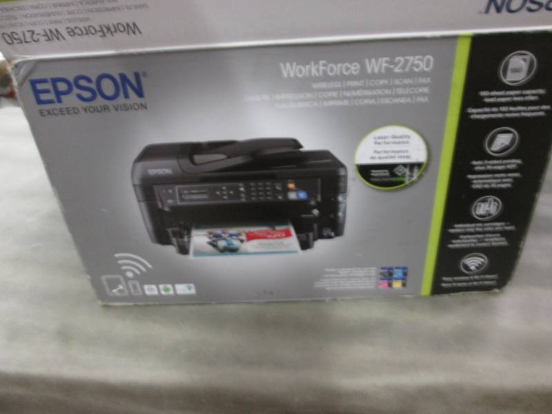 lot 3 image: Epson WF-2750 All-in-One Wireless C...