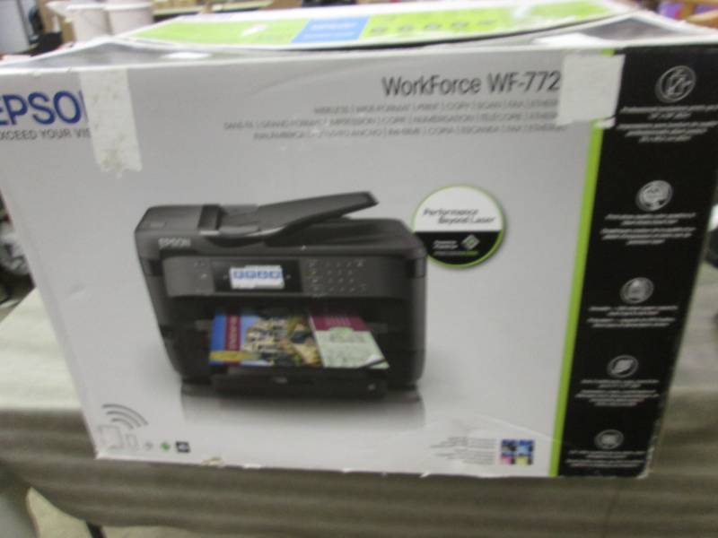 lot 4 image: Epson Workforce WF-7720 Wireless Wi...