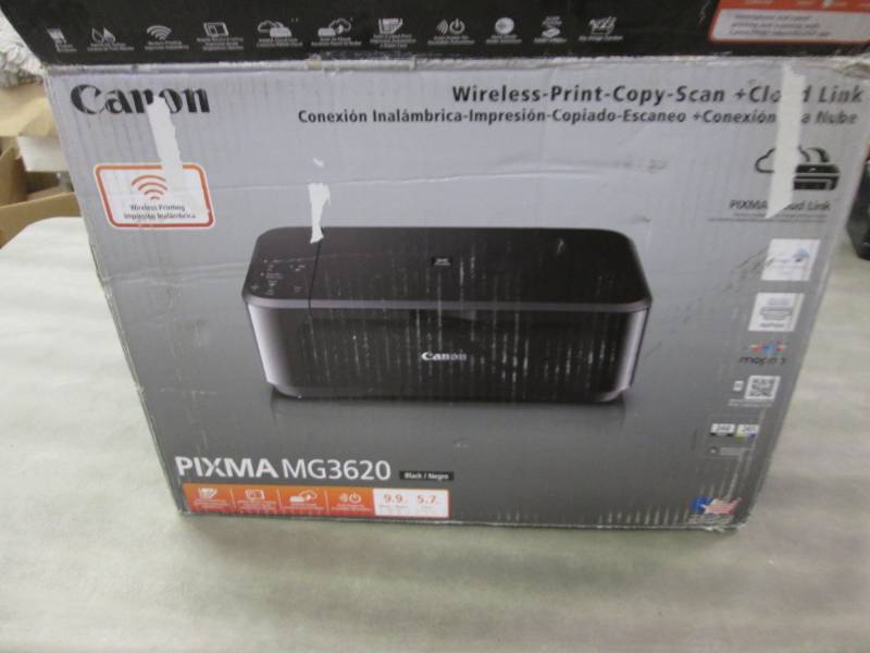 lot 20 image: Canon PIXMA MG3620 Wireless All-In-...