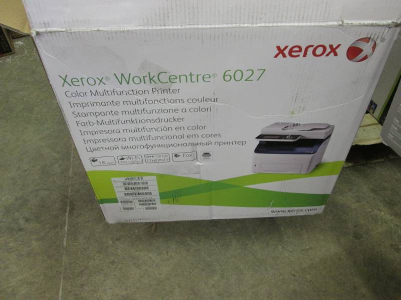 lot 22 image: Xerox WorkCentre 6027NI Wireless C...