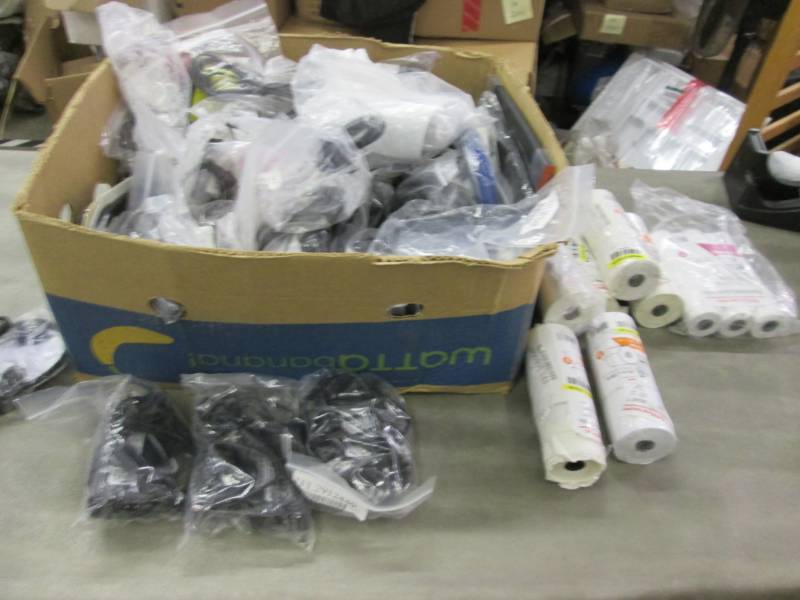 lot 44 image: Paper rolls, Thermal Rolls, Many Sa...