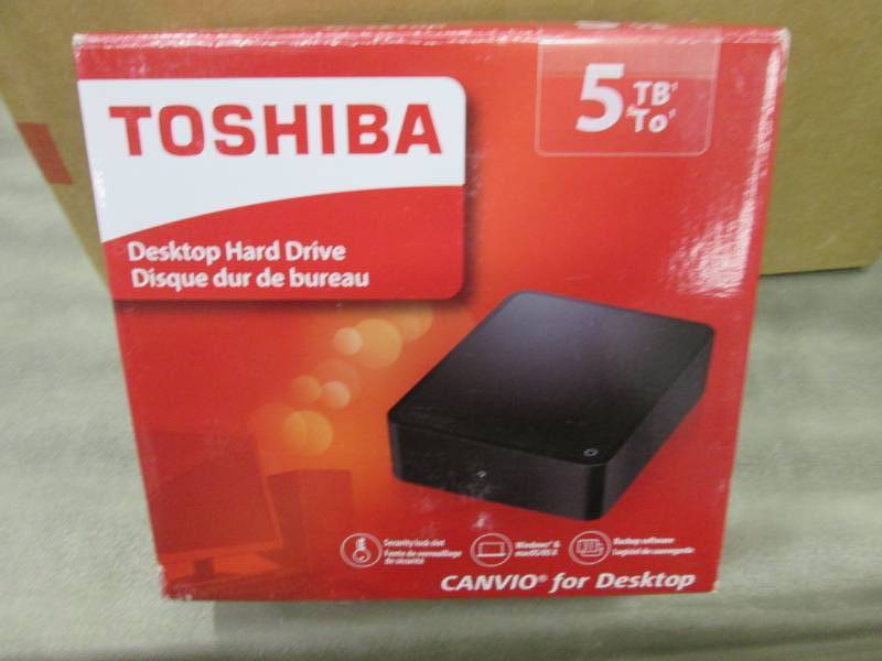 lot 91 image: Toshiba Canvio 5TB USB 3.0 External...