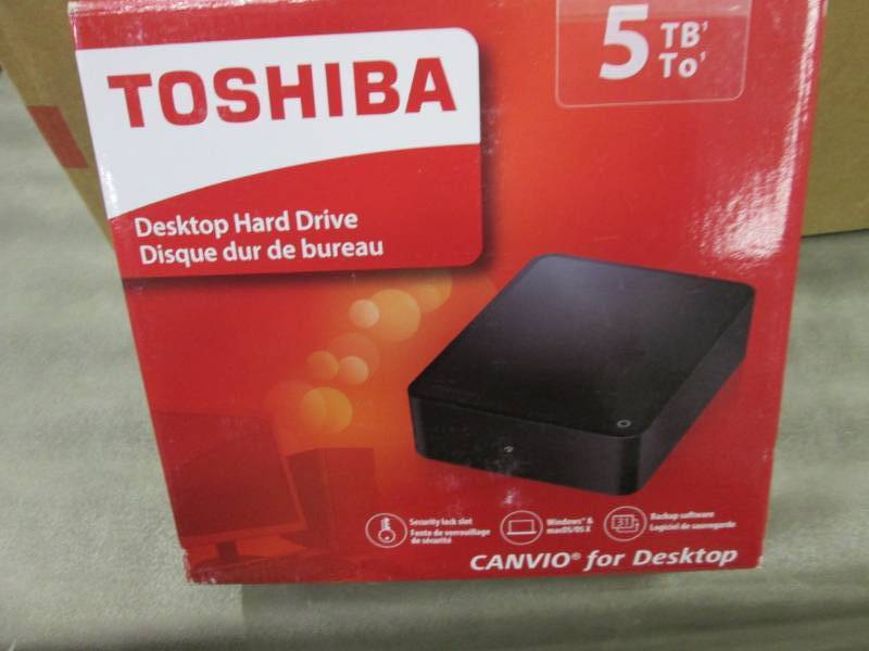 lot 92 image: Toshiba Canvio 5TB USB 3.0 External...