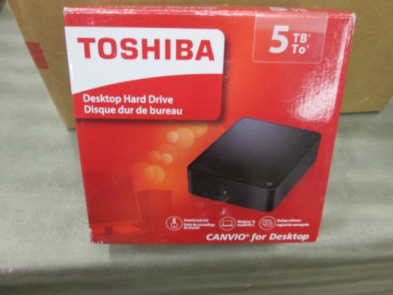 lot 95 image: Toshiba Canvio 5TB USB 3.0 External...