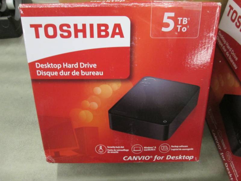 lot 97 image: Toshiba Canvio 5TB USB 3.0 External...