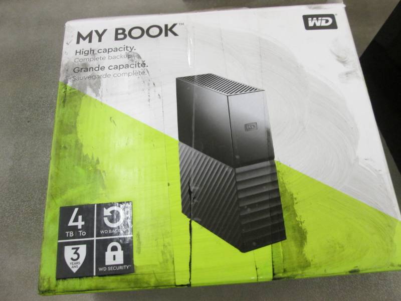 lot 103 image: 4 TB MY Book Desk Top Storage - unt...