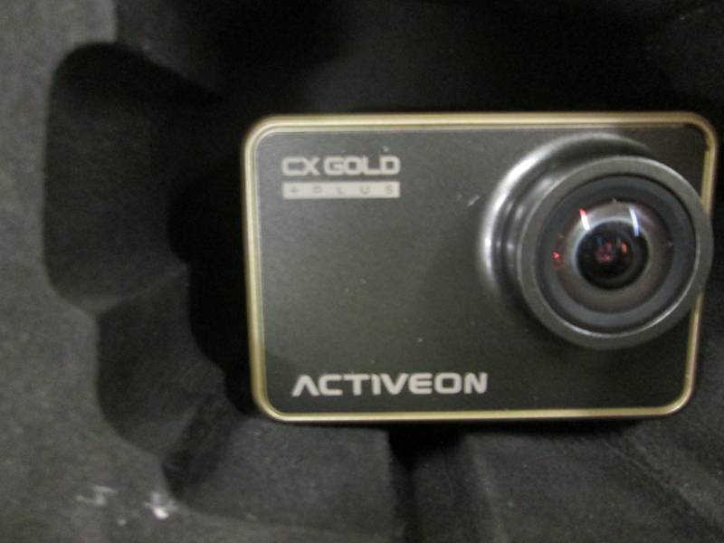 lot 105 image: CX Gold Activeon Camera open box Re...