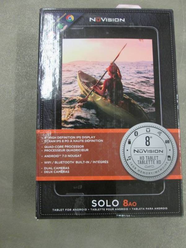 lot 142 image: NuVision Solo 8 Android Tablet...