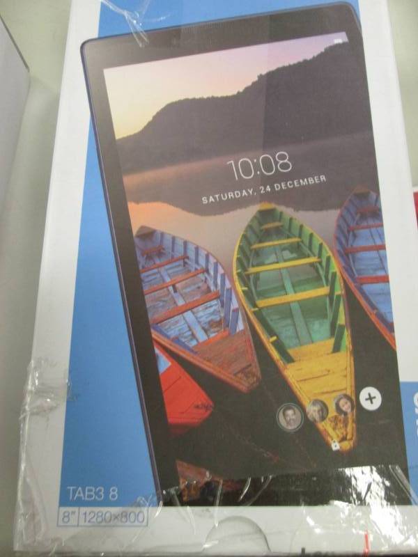 lot 174 image: Lenovo Tab3 8 inch Android Tablet o...