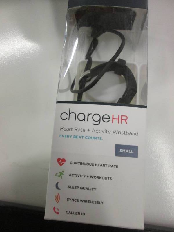lot 178 image: FitBit2 ChargeHR Small- open box...