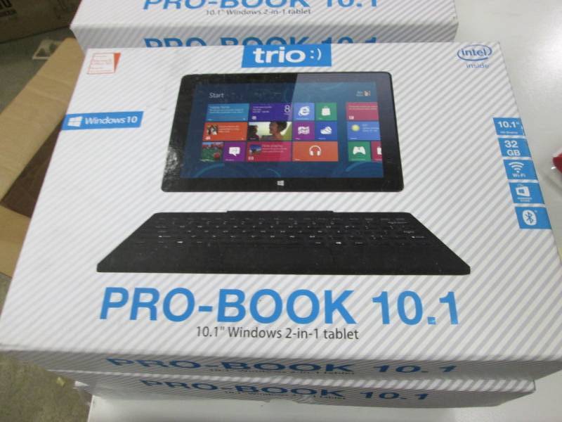 lot 186 image: Lot of 3-Trio Pro-10.1 Windows 2-in...