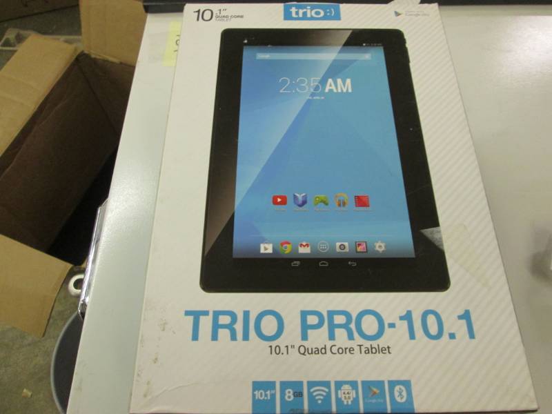 lot 190 image: Lot of 3-Trio Pro-10.1 Quad Core Ta...