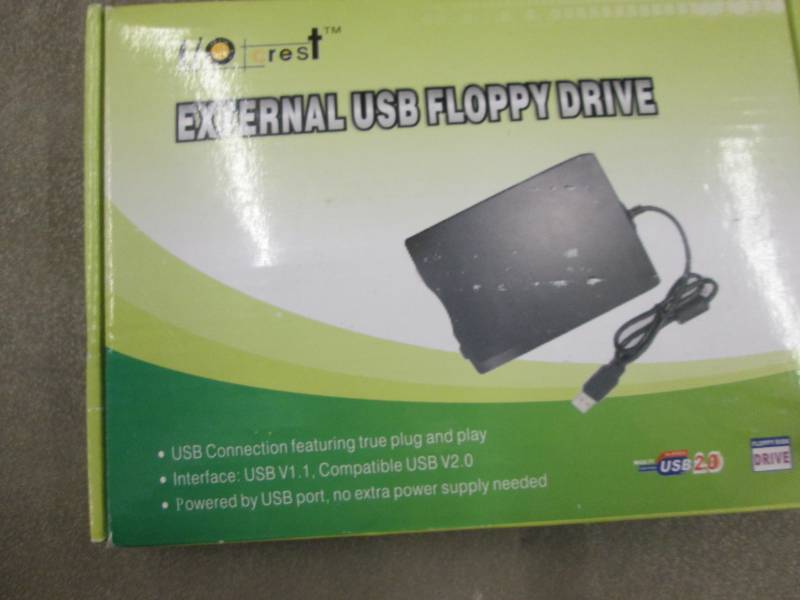 lot 208 image: External USB Floppy Drive...