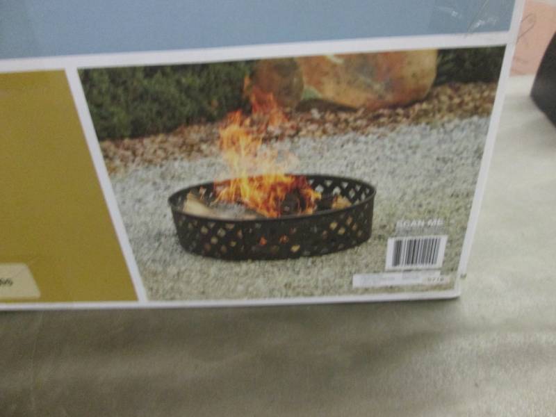 lot 226 image: Hampton Bay 30 inch Steel Fire Pit ...