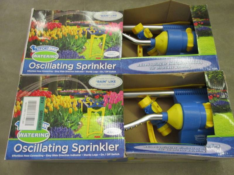lot 267 image: Lot of 2 Oscillating Sprinklers wit...