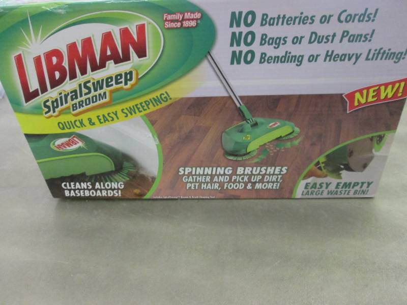 lot 279 image: Libman Spiral Sweep Push Broom open...