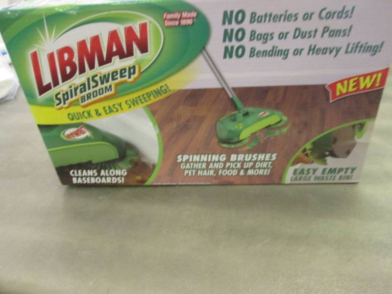 lot 280 image: Libman Spiral Sweep Push Broom open...