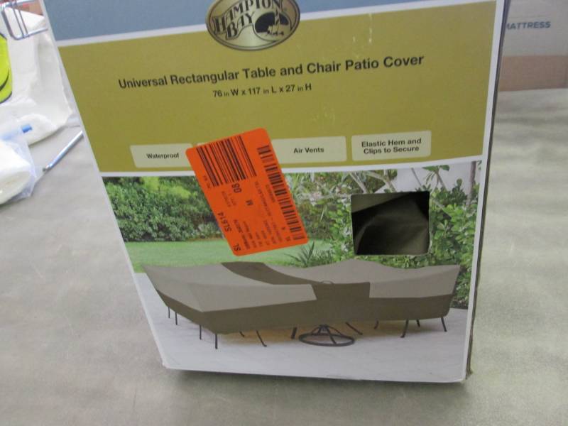 lot 282 image: Hampton Bay Patio Rectangular Table...