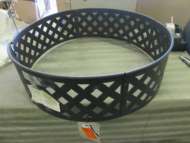 lot 286 image: Hampton Bay 30 inch Steel Fire Pit ...