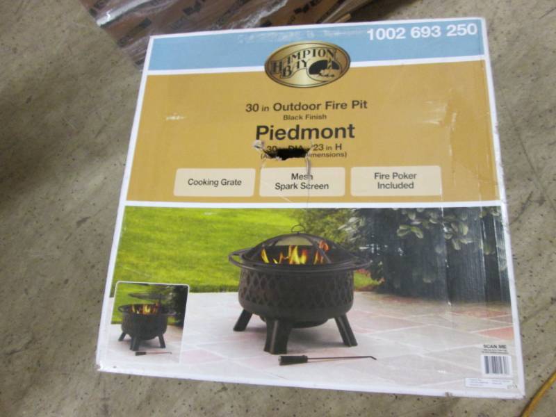 lot 317 image: Hampton Bay Piedmont 30 in. Steel F...