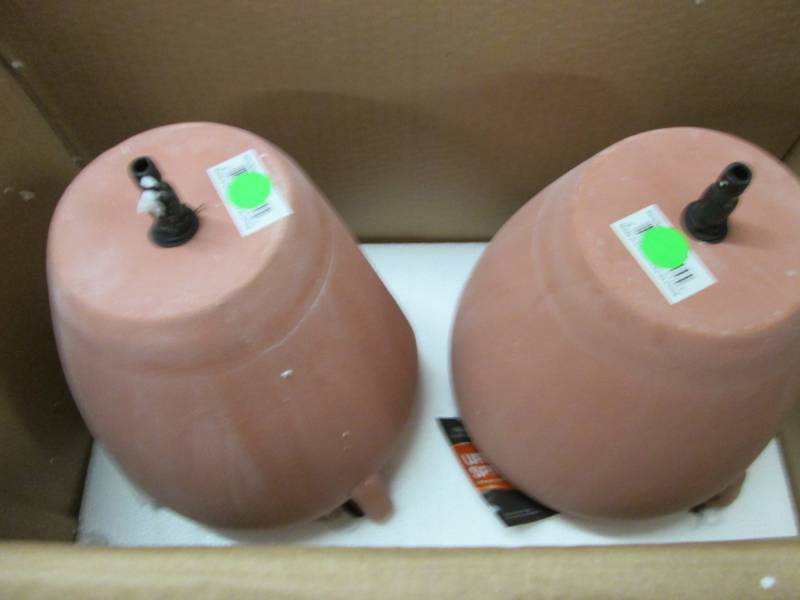 lot 299 image: Lot of 2 Total Pond Urn Spitter Ret...