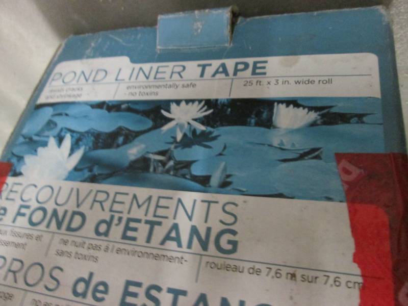 lot 301 image: 2 Beckett Pond Liner Tape Retail $1...