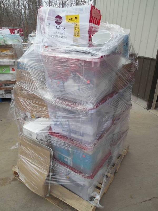 PALLET LOT OF GENERAL MERCHANDISE , TOOLS & HARDWARE
