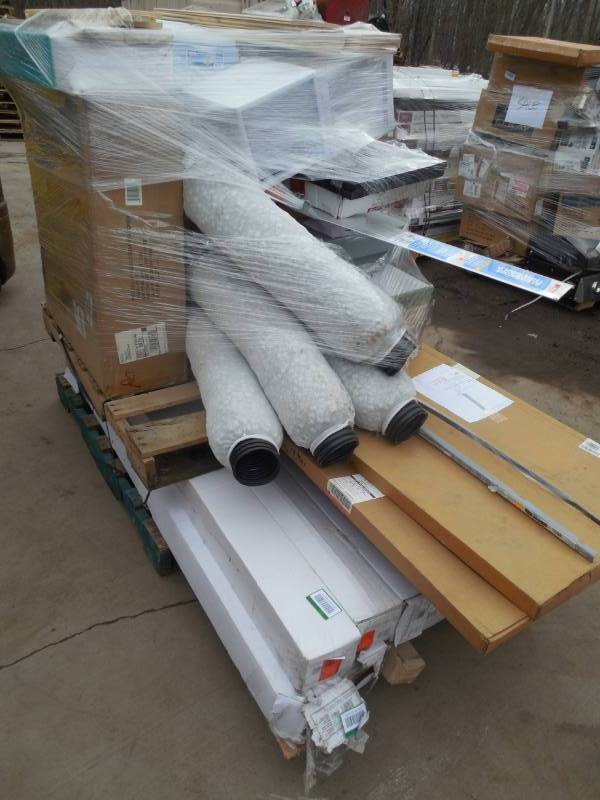 PALLET LOT OF GENERAL MERCHANDISE , TOOLS & HARDWARE
