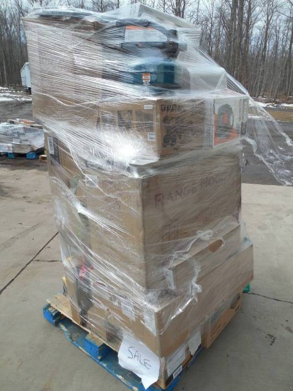 PALLET LOT OF GENERAL MERCHANDISE , TOOLS & HARDWARE