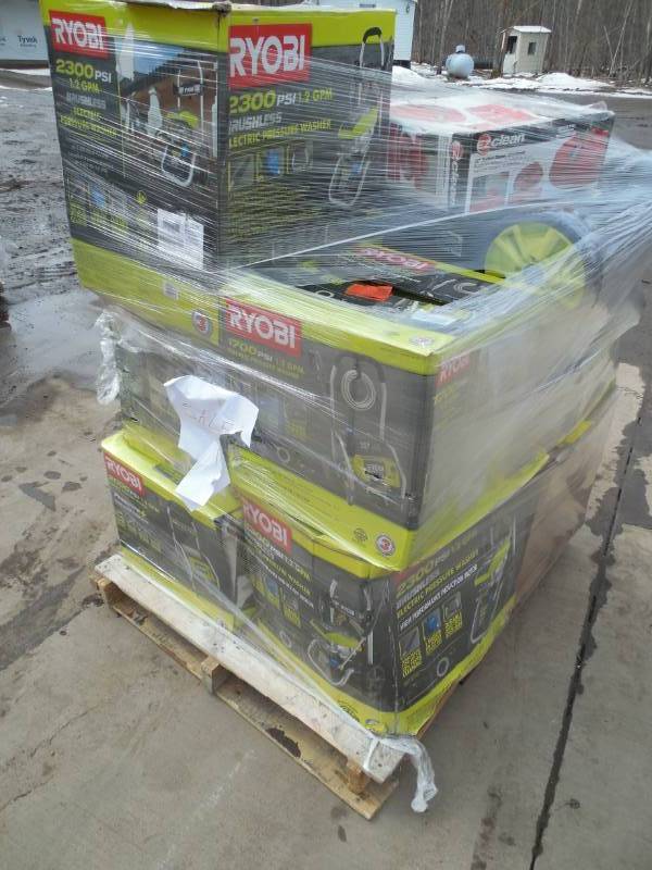 PALLET LOT OF PRESSURE WASHERS