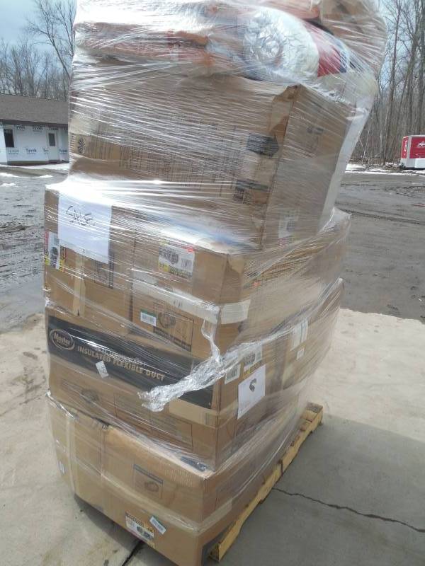 PALLET LOT OF INSULATED DUCT